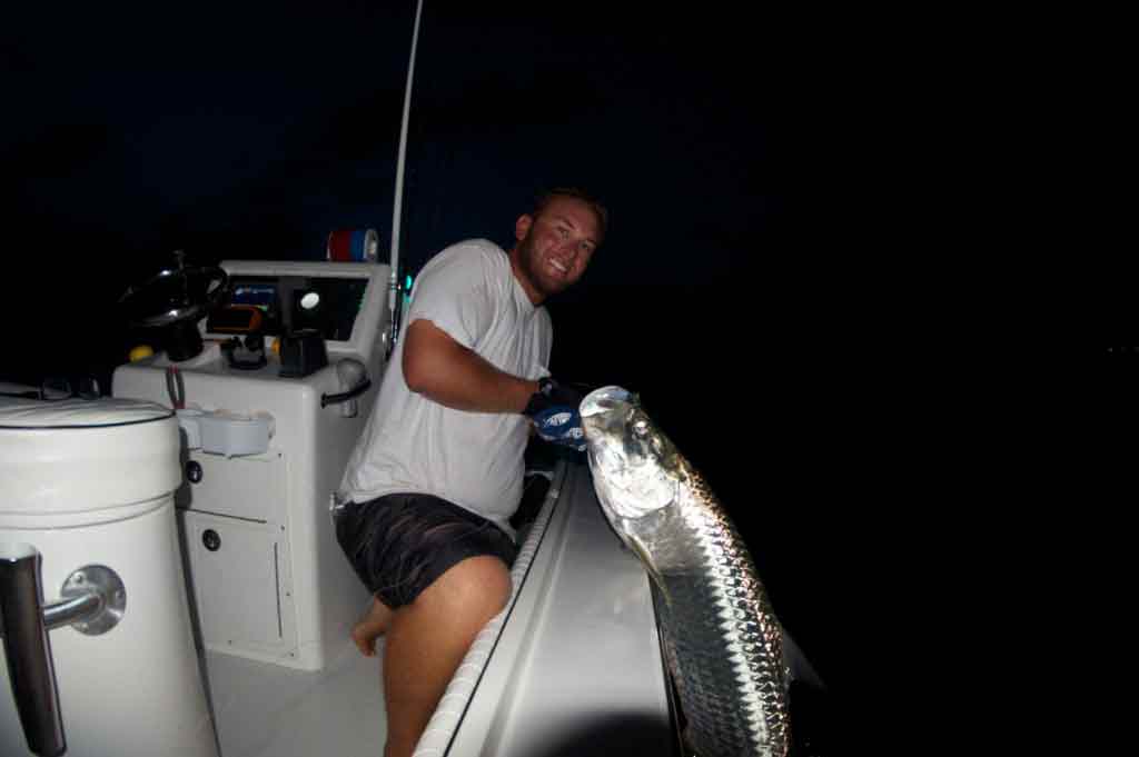 Night tarpon fishing with Capt. Kyle