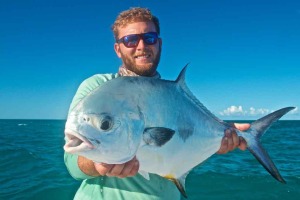 Capt. Kelso with a Key West Permit