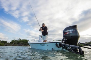 Casting at a fish in Key West