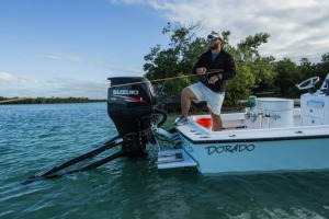 Capt. Kelso fishing in the Backcountry