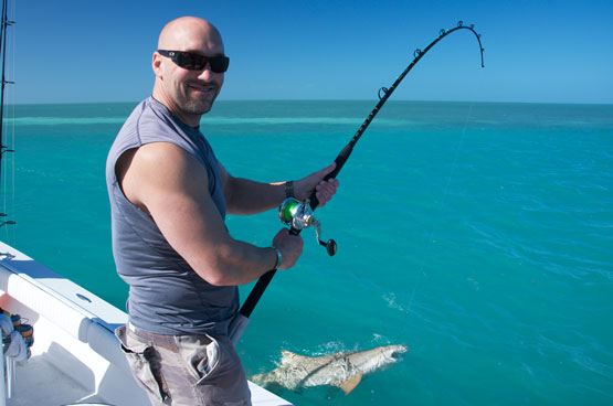 Lemon shark fishing in Key West