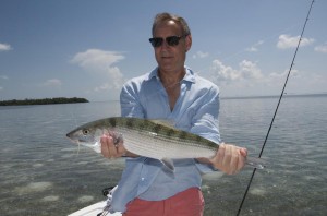 Bonefish caught while flats fishing in Key West         